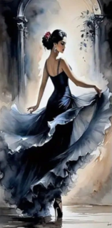 Diamond Painting Flamenco Tanz
